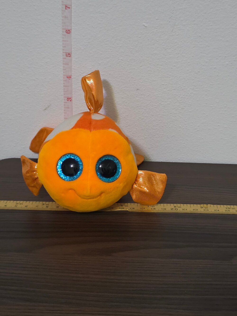 Ty Beanie Boos plush named "Sami the Orange Fish